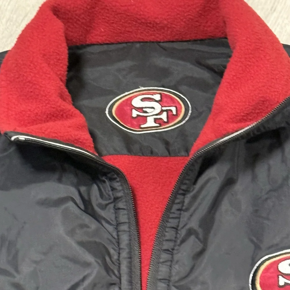Vintage 90s San Fransisco 49ers Pro Player Reversible Kids LG 14-16 (women sm)